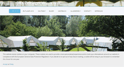 Desktop Screenshot of drk-zeltlager-wuestenrot.de